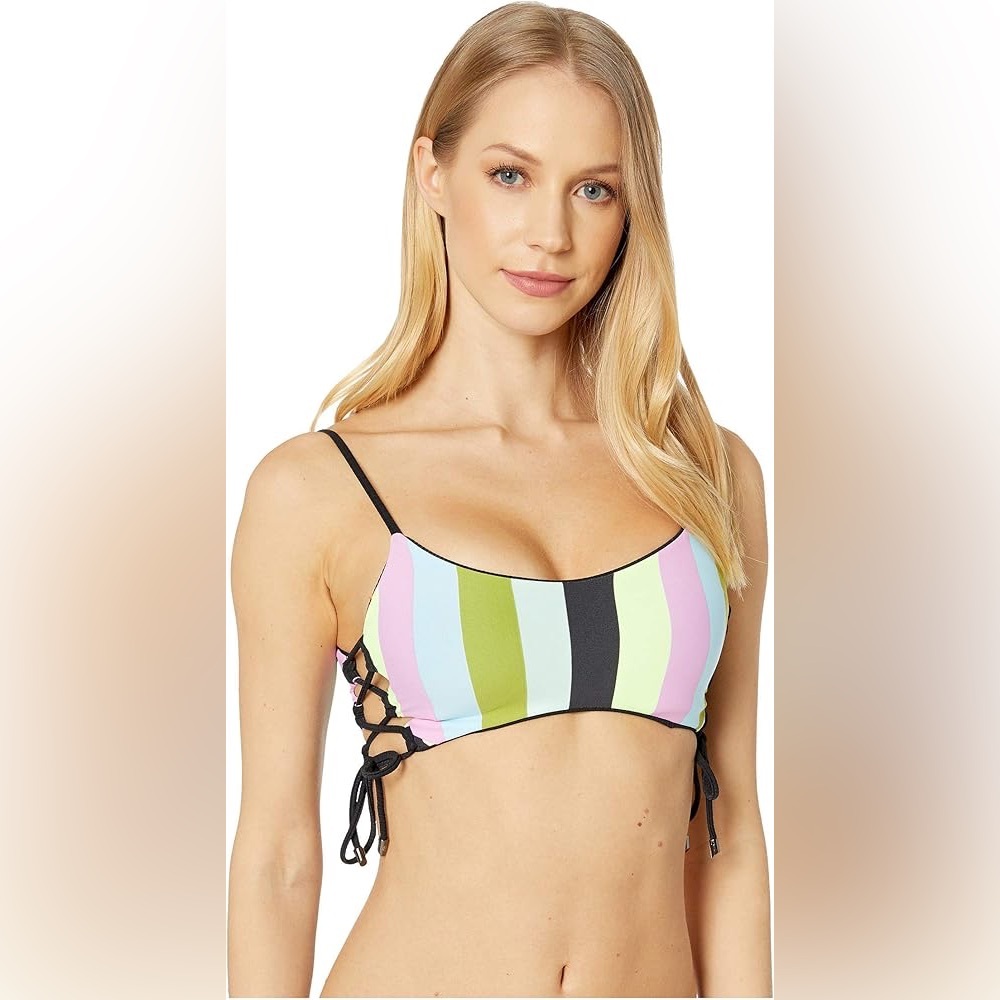 Maaji Portico Reversible Adjustable Bralette Bikini Top Swimsuit